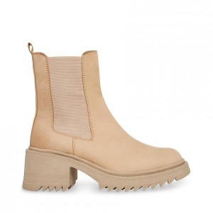 Botas Chelsea Steve Madden Garth Lug Sole Mujer Beige | 3241857-CI