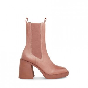 Botas Chelsea Steve Madden Lira Mid Calf Mujer Rosas | 9605273-UJ