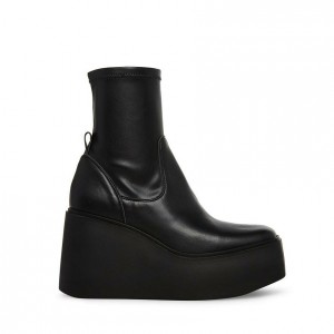 Botas Cuña Steve Madden Carter Mujer Negros | 6347528-UW