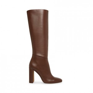 Botas Hasta La Rodilla Steve Madden Ally Mujer Marrom | 6743095-MT