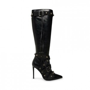 Botas Hasta La Rodilla Steve Madden Fink Mujer Negros | 2653048-MT