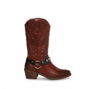 Botas Hasta La Rodilla Steve Madden Harrison Mujer Marrom | 1093724-XW