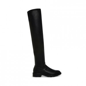 Botas Hasta La Rodilla Steve Madden Lizbeth Mujer Negros | 6915832-GH