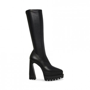Botas Hasta La Rodilla Steve Madden Mara Mujer Negros | 0126954-WG