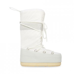 Botas Hasta La Rodilla Steve Madden Mav-t Cold Weather Mujer Blancos | 1853762-WB
