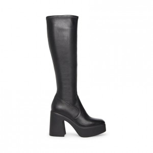 Botas Hasta La Rodilla Steve Madden Phoenix Mujer Negros | 4105367-VU