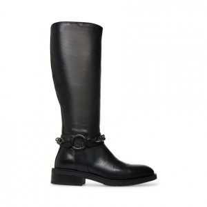 Botas Hasta La Rodilla Steve Madden Quin Mujer Negros | 5706312-WG