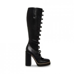 Botas Hasta La Rodilla Steve Madden Tempo Mujer Negros | 8501376-HR