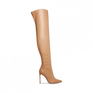 Botas Hasta La Rodilla Steve Madden Vava Mujer Marrom | 8472015-WK