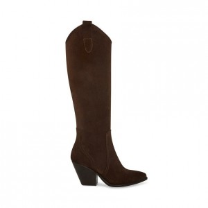 Botas Hasta La Rodilla Steve Madden Vittoria Mujer Marrom | 4938156-FY