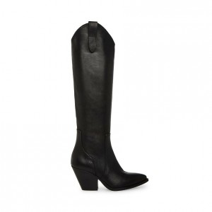 Botas Hasta La Rodilla Steve Madden Vittoria Mujer Negros | 6931548-TV