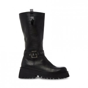 Botas Hasta La Rodilla Steve Madden Willow Lug Sole Mujer Negros | 5972368-JL