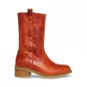 Botas Hasta La Rodilla Steve Madden Winny Rust Mujer Rojos | 4761905-RP