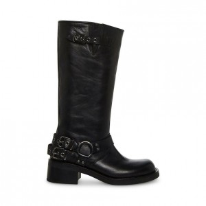 Botas Hasta La Rodilla Steve Madden Zenna Mujer Negros | 6908257-VE