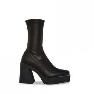 Botas Plataforma Steve Madden Bosa Mujer Negros | 0631249-UV