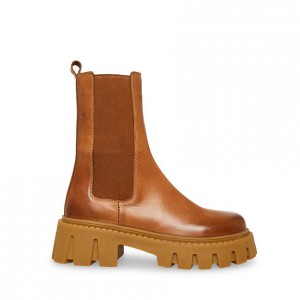 Botas Plataforma Steve Madden Charges Lug Mujer Marrom | 0173258-RU