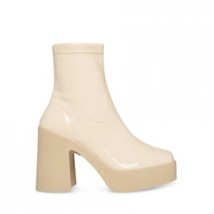 Botas Plataforma Steve Madden Lanna Mujer Beige | 2780543-MS