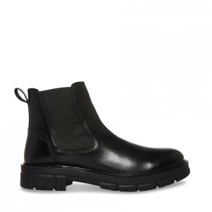 Botas Steve Madden Adonis Hombre Negros | 9043158-GQ