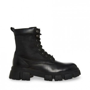 Botas Steve Madden Cortina Hombre Negros | 9612375-YO
