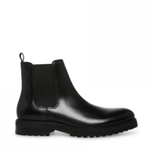 Botas Steve Madden Duren Hombre Negros | 8540673-DI