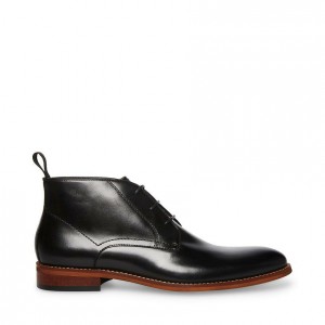 Botas Steve Madden Favien Hombre Negros | 5891423-XO