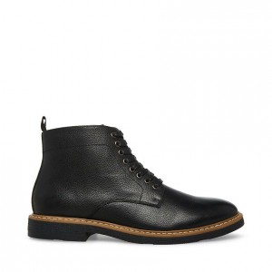Botas Steve Madden Mitchell Lace Up Hombre Negros | 3710542-OU