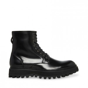 Botas Steve Madden Tekkon Lug Sole Hombre Negros | 9632587-IB