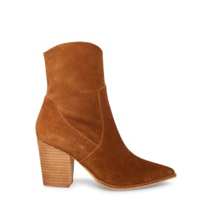 Botas Vaqueras Steve Madden Janetta Western Mujer Marrom | 8457361-FS