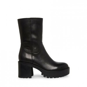 Botas de Tacon Steve Madden Annalyn Lug Sole Block Mujer Negros | 7185439-ZD
