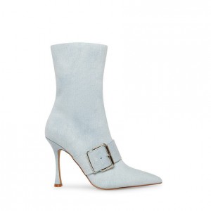 Botas de Tacon Steve Madden Banter Mujer Azules | 9327581-IT