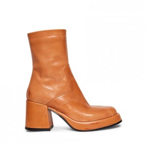 Botas de Tacon Steve Madden Bernadette Mujer Marrom | 3627859-SI