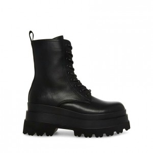 Botas de combate Steve Madden Luka Chunky Mujer Negros | 8270649-WM