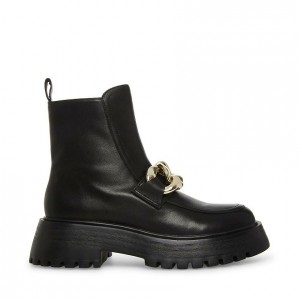 Botines Steve Madden Cleo Lug Sole Mujer Negros | 7451806-VI