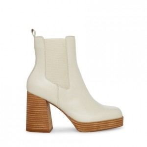 Botines Steve Madden Expect Chelsea Mujer Beige | 1034695-PT