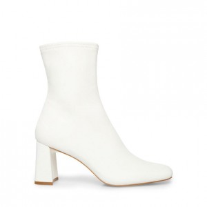 Botines Steve Madden Hush Square Toe Mujer Blancos | 2710685-FG