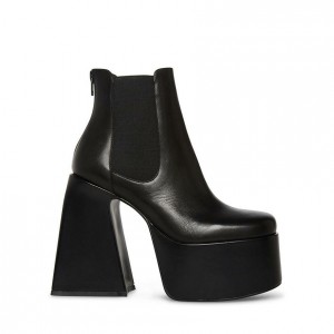 Botines Steve Madden Hustle Mujer Negros | 0658139-PX