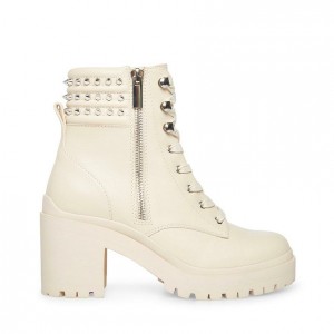 Botines Steve Madden Jaydin Mujer Beige | 0734618-XS