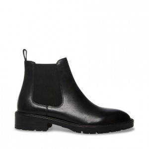Botines Steve Madden Leopold Mujer Negros | 5108437-GU