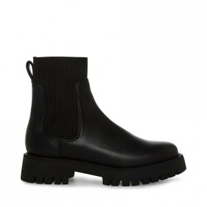 Botines Steve Madden Liliana Lug Sole Chelsea Mujer Negros | 9084261-GI