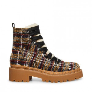Botines Steve Madden Rainier Rust Mujer Rojos Multicolor | 4827653-QE