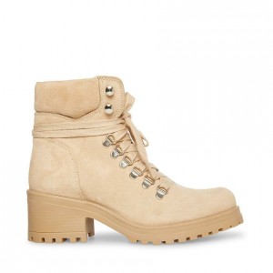 Botines Steve Madden Sand Suede Mujer Marrom | 9148360-FR