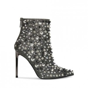 Botines Steve Madden Shine Mujer Blancos | 6718952-JD