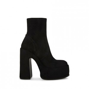Botines Steve Madden Stassie Mujer Negros | 4321097-VC