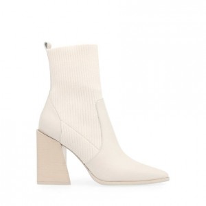 Botines Steve Madden Tackle Mujer Beige | 2310586-GF
