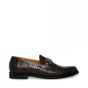 Mocasines Steve Madden Wallace Hombre Marrom | 8714235-WL