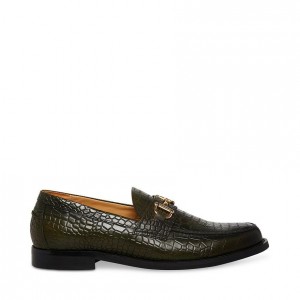 Mocasines Steve Madden Wallace Hombre Verdes | 2341856-ER
