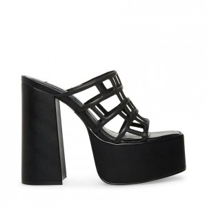 Mulas Steve Madden Audrey Mujer Negros | 0381694-LQ