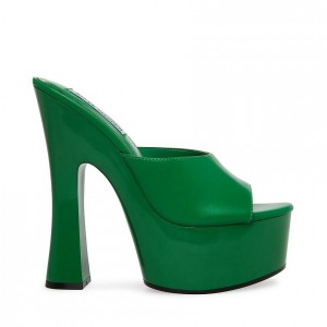 Mulas Steve Madden Bristal Mujer Verdes | 3807412-WF
