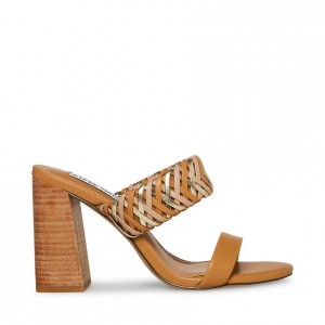 Mulas Steve Madden Cathy Mujer Beige Multicolor | 5048712-UQ