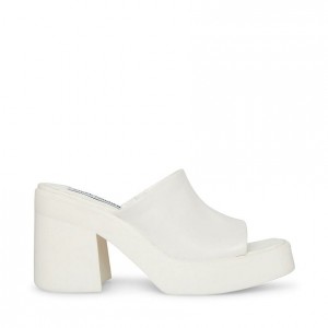 Mulas Steve Madden Kane Mujer Blancos | 1920345-NO